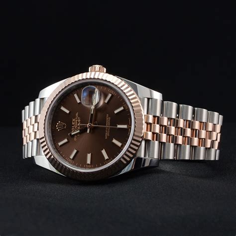 rolex rose chocolate|Rolex rose gold 41 mm.